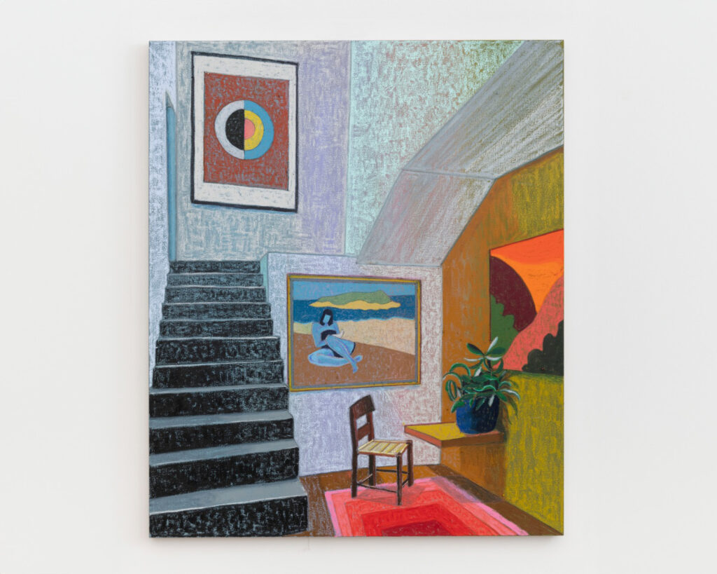 Luis Barragan Inspired Interior with Hilma af Klint & Milton Avery, 2021